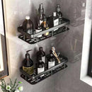 Rectangular Corner Shelf for Wall Mounting, Bathroom Shelf, Towel Rack, Shower Shampoo Holder, No-Drill Shelf.