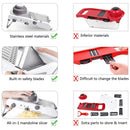 PrecisionSlice Pro™ – 18-in-1 Adjustable Mandoline Slicer.