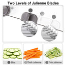 PrecisionSlice Pro™ – 18-in-1 Adjustable Mandoline Slicer.