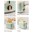 Waffle maker electric kitchen Double Oven - mini Toaster hot air convection for headed bread.