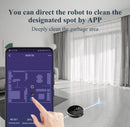 ABIR X8 Robot Vacuum, Laser System, Restricted Area Setup for Residential Carpet, Ultra Power 6500Pa. Laser Precision. Full Home Automation.