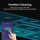 ABIR X8 Robot Vacuum, Laser System, Restricted Area Setup for Residential Carpet, Ultra Power 6500Pa. Laser Precision. Full Home Automation.