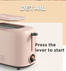 Waffle maker electric kitchen Double Oven - mini Toaster hot air convection for headed bread.