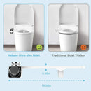 Bidet Toilet Seat Attachment Non-Electric Self-Cleaning Dual Nozzles Wash Hot Cold Mixer Water Lady Bathroom Accessories Sprayer.