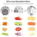 PrecisionSlice Pro™ – 18-in-1 Adjustable Mandoline Slicer.