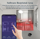 ABIR X8 Robot Vacuum, Laser System, Restricted Area Setup for Residential Carpet, Ultra Power 6500Pa. Laser Precision. Full Home Automation.