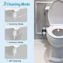 Bidet Toilet Seat Attachment Non-Electric Self-Cleaning Dual Nozzles Wash Hot Cold Mixer Water Lady Bathroom Accessories Sprayer.