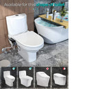 Bidet Toilet Seat Attachment Non-Electric Self-Cleaning Dual Nozzles Wash Hot Cold Mixer Water Lady Bathroom Accessories Sprayer.