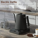 TERLEIA Electric Kettle – Compact Stainless Steel Design.