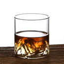 Guanshan Whiskey Glass Set Transparent Crystal Cup Suitable for Drinking Whiskey Cognac Cocktail Ice Wine Glass.