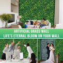 Artificial Plants Grass Wall Panel Boxwood Hedge for Indoor Outdoor Home Garden Vertical Decoration Fake Plant Grass Wedding.