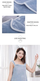 Womens Bath Towels Girls Wearable 140*85Cm Fast Drying Bathing Beach Spa Bathrobes Wash Clothing, Shower Bath And Gym Towel.