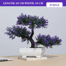 Artificial Plants Bonsai Small Tree Simulation Pot Plants Fake Flowers Table Potted Ornaments for Hotel Garden Home Decor planta.