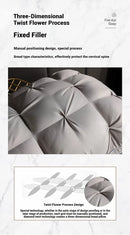 Comfortable Pillows for Sleeping in a 5-Star Hotel, Soft 3D Double-Sided Washable Solid Color.