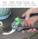 AIRAJ Plant Trim Garden Pruning Shears Horticulture Pruner Cut Shrub Garden Scissor Tool Branch Shear Orchard Folding Saw Set.