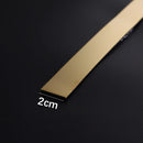 5/10 Meter Gold Wall Sticker, Smooth Stainless Steel Strip, Self-Adhesive, Decorative Mirrors for Living Room, Luxe Wall Edge Strip.
