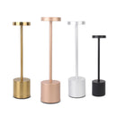 Classic USB Rechargeable Table Lamp Night Light, with Stepless Brightness Adjustment, Touch 3-Color Bedside Lamp.