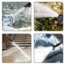 NEWBENY 200Bar Brushless High Pressure Car Washer Gun 6 IN 1 Electric Garden Washing Water Wash Spray Gun For Makita Battery Pin.