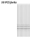 MasterGrill Flat Stainless Steel Skewers.