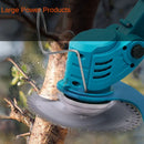 Cordless Lawn Mower Handheld Electric Grass Trimmer Adjustable Garden Tools For Makita No Battery.