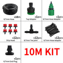 Micro Drip Irrigation System Portable 20M Automatic Watering with Adjustable Drippers Misting Watering Kits Garden Hose.