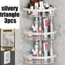 Rectangular Corner Shelf for Wall Mounting, Bathroom Shelf, Towel Rack, Shower Shampoo Holder, No-Drill Shelf.