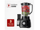 L-99 FB Black Mondial Turbo Power Blender with 3 Speeds Filter 550W.