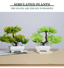 Artificial Plants Bonsai Small Tree Simulation Pot Plants Fake Flowers Table Potted Ornaments for Hotel Garden Home Decor planta.