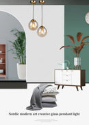 NordicGlow Glass Pendant Light.
