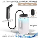 Portable Electric Bidet Rechargeable Shataf Hand Bidet Butt Sprayer for Personal Hygiene Cleaning Travel Camping Bidet.