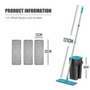 FlexiClean™ – 360° Triangle Microfiber Mop.