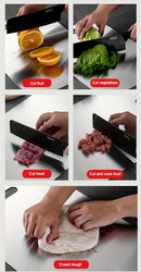 Premium Stainless Steel Cutting Board.