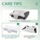 2025 Ergonomic Neck Horn Pillow for Side,Shoulder Relaxation, Soft Yet Firm Support,Back and Stomach Sleepers - Contoured Design.