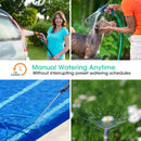 Insoma Automatic Water Timer Intelligent Irrigation Watering System Sprinkler Timer Garden Programmer Equipment IPX7 LCD Display.