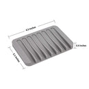 High-Quality Innovative Self-Draining Silicone Soap Holder, Protective and Non-Slip.