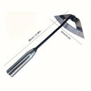 Premium All-Steel Hardened Hollow Hoe - Handheld Weeding Rake Durable and Rust-Resistant, Ideal for Vegetable Gardens.
