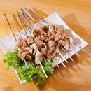 MasterGrill Flat Stainless Steel Skewers.