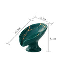 New 1 ceramic Leay shower soap holder, bathroom and kitchen supplies shape box, drain hole tray, storage board.