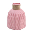 Rope Plastic Vase Flower Arrangement DIY Flowerpot Living Room Porcelain Imitation Flower Ware Home Decoration Ornaments.
