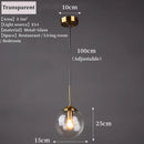 NordicGlow Glass Pendant Light.