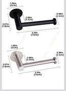 Adhesive Toilet Paper Roll Holder Organizer Wall Mount Storage Stand Bathroom No-Drill Tissue Towel Dispenser Stainless.