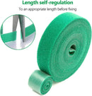 20/2M Nylon Plant Ties Plant Bandage Hook Tie Loop Adjustable Plant Support Reusable Fastener Tape for Home Garden Accessories.