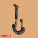Bidet toilet sprayer set spray water bathroom handheld bidet sprayer toilet shower double outlet angle valve toilet accessories.