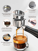 Semi Automatic Espresso Coffee Machine Temperature Adjustable Cold/Hot.