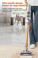 ABIR VC205 Cordless Portable Vacuum Cleaner, 27,000PA, Touch Screen, Smart Dust Sensor, Automatic Speed Control for Cleaning Beds and Carpets at Home, Intelligent Detection. Visible Performance.