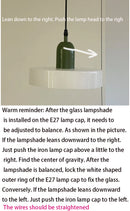 Lumière Classic Glass Pendant.
