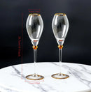 2pcs Light Luxury High-end Crystal Cup Red Wine Glass Set Tall Glass Party Wine Glass Glasses DrinkingGlasses for ChampagneFlute.