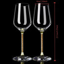 2pcs Light Luxury High-end Crystal Cup Red Wine Glass Set Tall Glass Party Wine Glass Glasses DrinkingGlasses for ChampagneFlute.