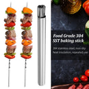 MasterGrill Flat Stainless Steel Skewers.