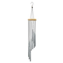 1piece 12 Tubes Aluminum Alloy Wind Chimes with Hook Gold/silver Bells for Outside Home Wedding Party Memorial Decoration Gifts.